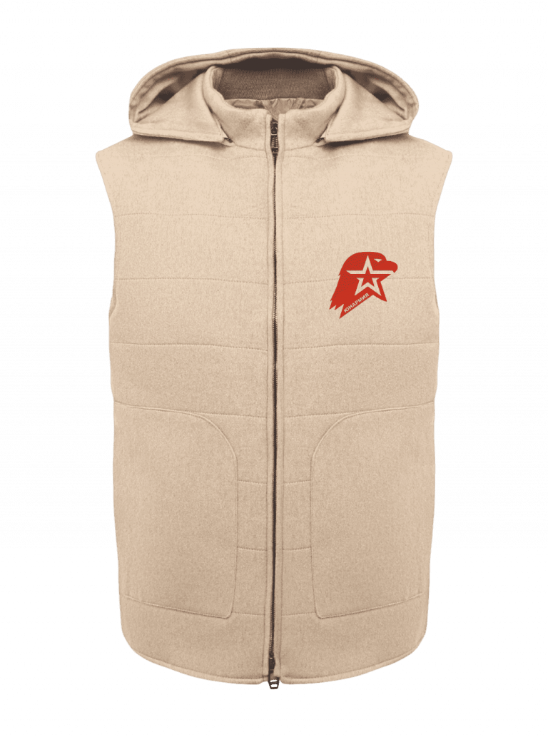 Жилет утепленный, цвет бежевый